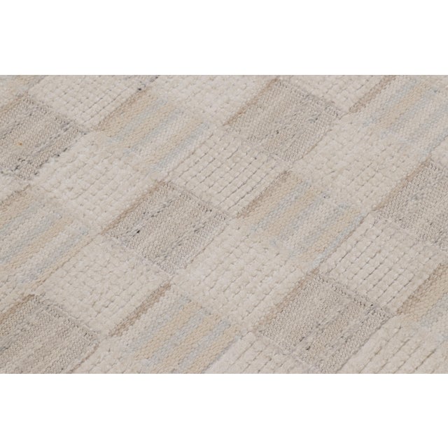 2010s Rug & Kilim’s Scandinavian Style Extra Long Runner, With Geometric Patterns For Sale - Image 5 of 9