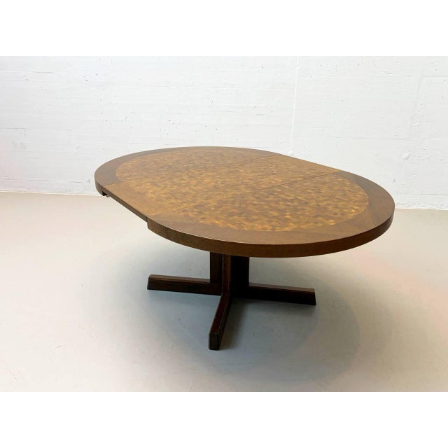 Wood Vintage Swiss Round Dining Table by Dieter Waeckerlin, 1970s For Sale - Image 7 of 18