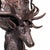 Bronze Stag Garden Planters with Antlers, Set of 2 For Sale - Image 3 of 5