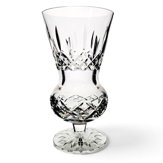 Waterford Lismore Thistle Irish Lead Crystal Vase With Box 7" For Sale In San Francisco - Image 6 of 18
