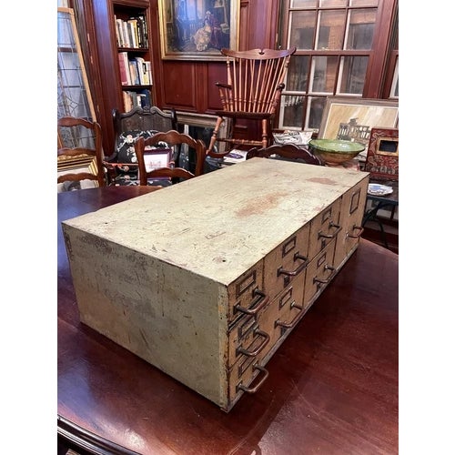 Antique Frank Lloyd Wright Larkin Building Metal Built in Filing Cabinet Unit For Sale - Image 9 of 12