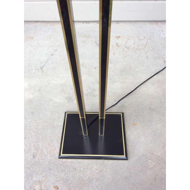 Metal Mid Century Modern French Halogen Floor Lamp For Sale - Image 7 of 12