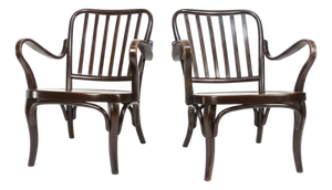 No. 752 Armchairs by Josef Frank for Thonet, 1930s, Set of 2