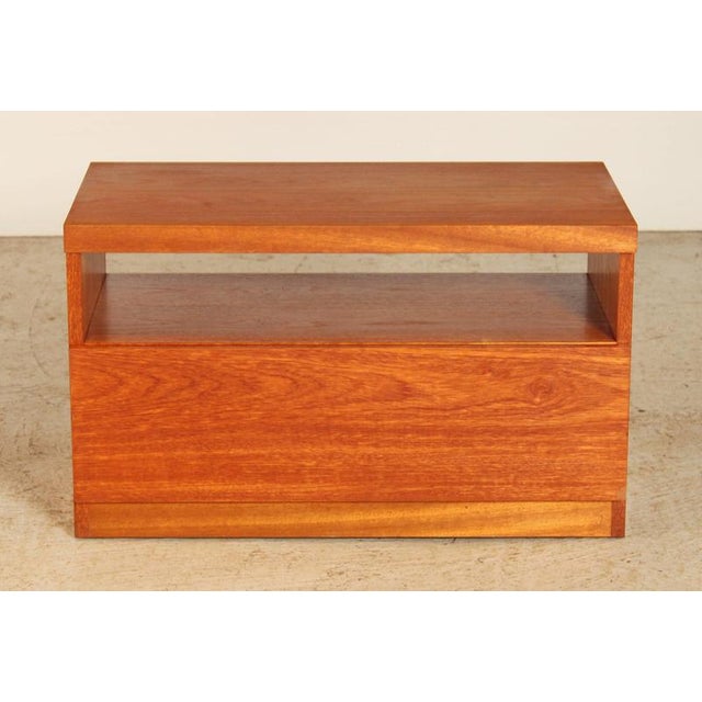 Mid-Century Teak Media Stand with Drawer, 1970s For Sale - Image 10 of 10