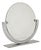 Mid-Century Modern Two-Tone Tilting Table Mirror in Polished Brushed Aluminum, Italy, 1970 For Sale