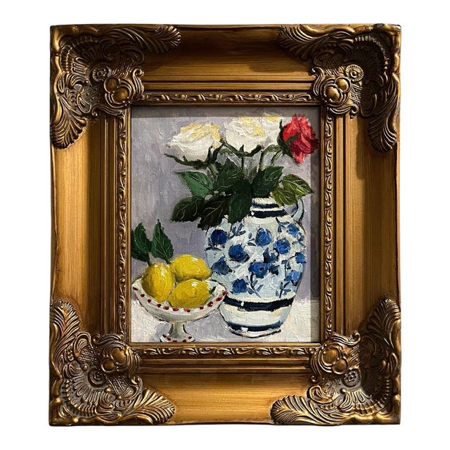 Original Impressionist English Oil Painting, Signed & Framed For Sale