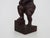 1980s Grotesque Exotic Wood Sculpture of a Woman Showing Her Thigh in the style of Botero, 1980s For Sale - Image 5 of 11