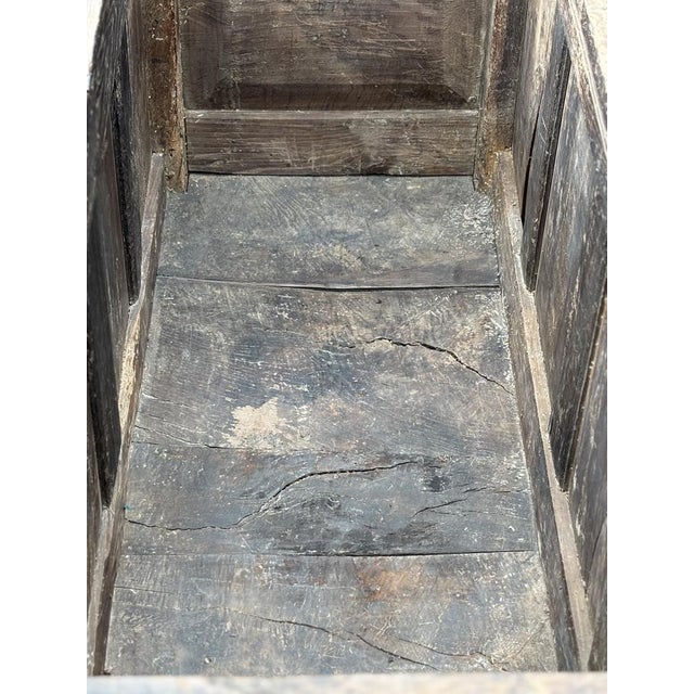 Oak Lancashire Coffer, 1678 For Sale - Image 12 of 13