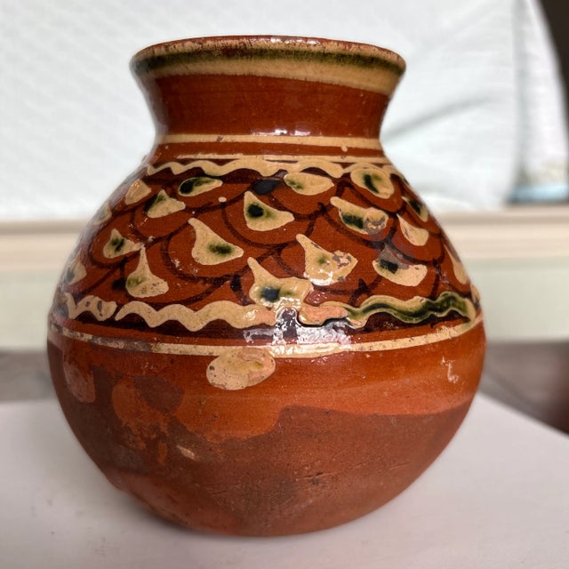 French Late 19th Century French Jaspe Pottery Vase For Sale - Image 3 of 9