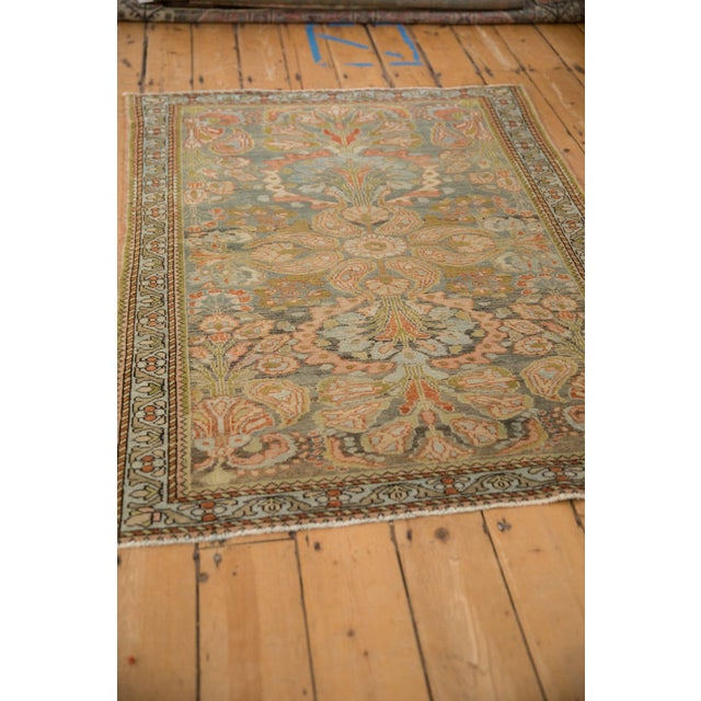 Textile Vintage Distressed Mehreban Rug - 3'8" x 5' For Sale - Image 7 of 10