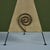 Late 20th Century Postmodern Pyramid Paper Shade Table Lamp For Sale - Image 11 of 14