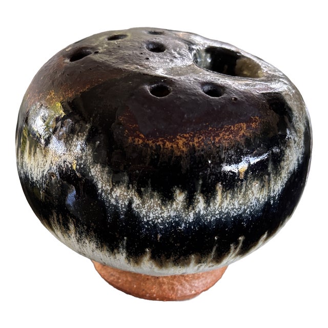 Danish Mushroom Vase in Stoneware by Erik Glaeser, 1960 For Sale