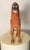 Folk art hand-carved and painted standing lion in solid pine (ca. Mid-20th Century, Texas, USA). Given its stature and...