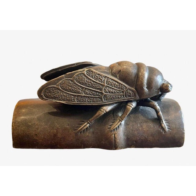 Period: 19th century Style: Asian art Condition: Excellent condition Material: Bronze Length: 10,5cmWidth: 4,5cmHeight:...