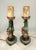 Spanish Revival Very Rare Pair of 1920s Moe Bridges Art Nouveau Floral Design Boudoir Lamps For Sale - Image 3 of 12