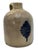 American Excellent Small 1 Gallon Antique American Blue Decorated Stoneware Spirts Jug by N. A. White & Son in Utica N. Y. 1870s For Sale - Image 3 of 18
