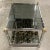 1980s Mid-Century Modern Chrome & Brass Tiered Glass End Table For Sale - Image 12 of 13