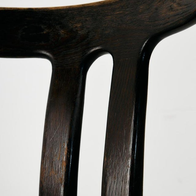 Wood T-Chairs by Ole Wanscher for Carl Hansen, Set of 6 For Sale - Image 7 of 16