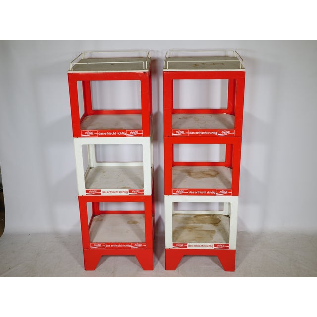 Vintage Pop Art Display Shelves from Coca-Cola, 1970s, Set of 2 For Sale - Image 4 of 14