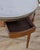 Late 19th Century French Louis XVI-Style Mahogany Bouillotte Table with Carrara Marble Top For Sale - Image 9 of 9