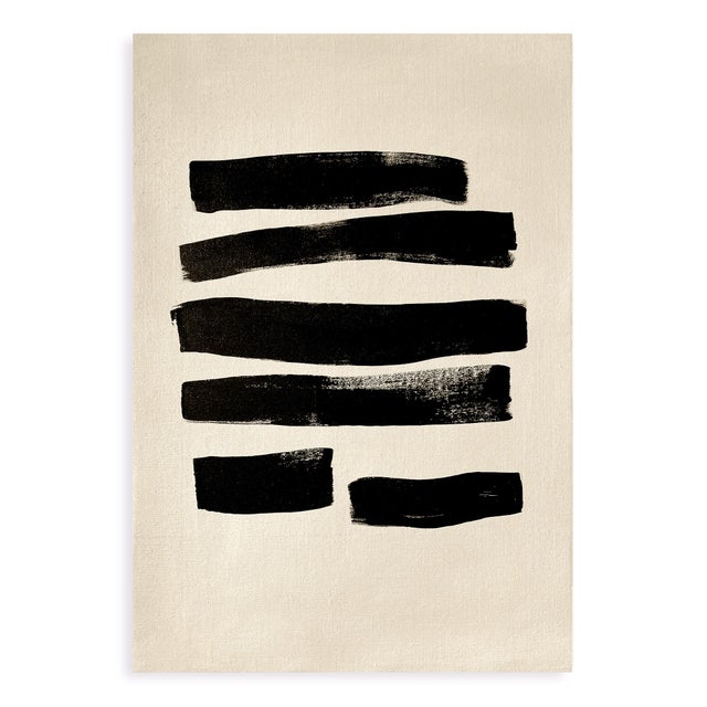 Textile "Stripes" Painting on Canvas by Anna Pepe For Sale - Image 7 of 7