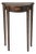 Chester 20 in. W Demilune Wood Traditional Console Table, Cherry For Sale