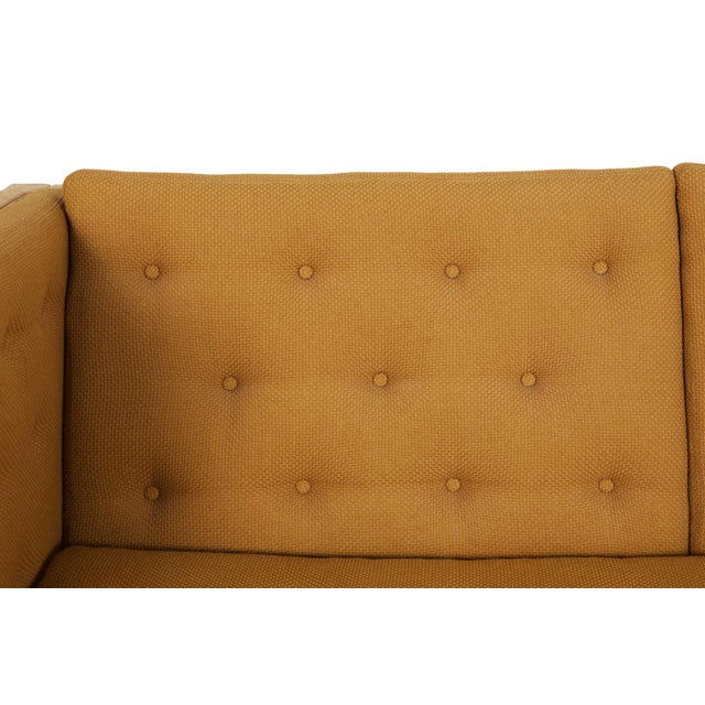 Wood Danish Modern Leather, Tweed & Oak Sofa Model Ej 315 by Erik Jorgensen For Sale - Image 7 of 18