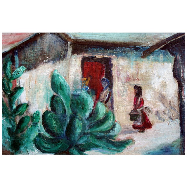 American Old House at Capistrano, Laguna Beach Figurative Landscape, Ca Pioneer Artist by Daisy A. Newell Kearns For Sale - Image 3 of 4