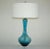 Blue Vintage Murano Glass Petticoat Lamps Blue For Sale - Image 8 of 11