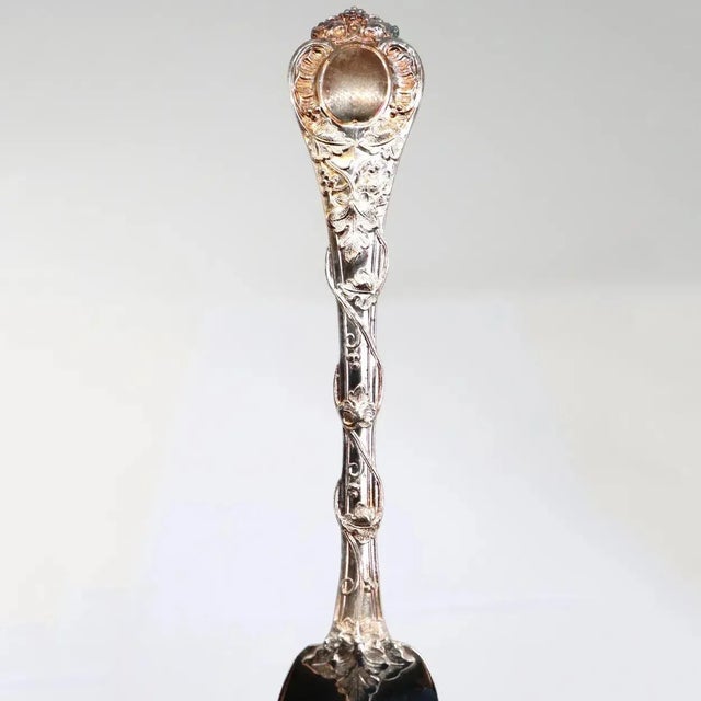 Early 21st Century French Odiot Demidoff Sterling Silver Fish Serving Knife For Sale - Image 4 of 7