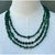 Vintage Boho Malachite Three-Stranded Necklace For Sale - Image 12 of 12