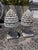 Pair of Vintage Weathered Pinecone Garden Finials For Sale - Image 4 of 11