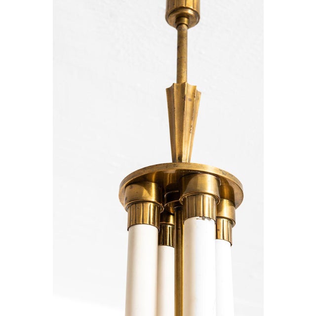 Metal Ceiling Lamp, 1940s For Sale - Image 7 of 9