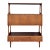 1950s Mid-Century Walnut Wall Unit Secretary Desk & Bookcase by Saginaw Furniture For Sale