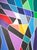 A 1970s acrylic on canvas painting by the American artist Halim Scott (1925-1997). This abstract work depicts shards of...