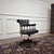 Wood Chesterfield Desk Chair in Green Leather For Sale - Image 7 of 8
