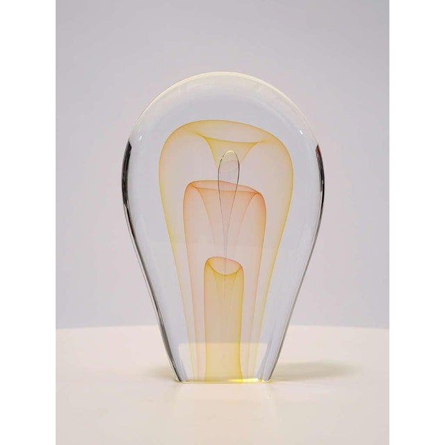 Late 20th Century Late 20th Century Modern Art Glass Sculpture by Ed Nesteruk For Sale - Image 5 of 7
