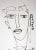 Chittrovanu Mazumdar – Untitled Abstract Portrait, 2012 An original abstract ink drawing on paper by acclaimed...
