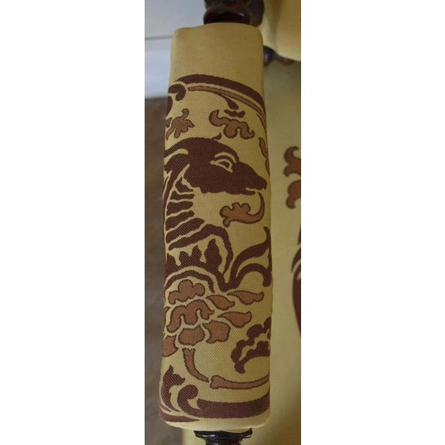 Louis XIII Sofa in Rosewood, 1860s For Sale - Image 4 of 10