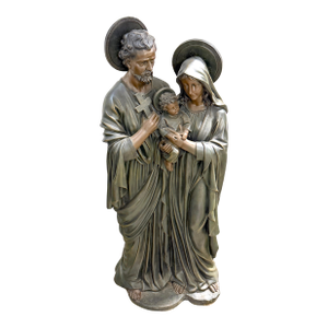 Large-Scale Bronze-Clad Sculpture of the Holy Family, IIaly Later 20th Century