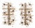 1950s Pair of Lobmeyr Sputnik Cylinder Sconces For Sale