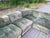 Vintage Green Suede Modular Sofa, 1970s, Set of 5 For Sale - Image 9 of 18