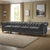 Century Chesterfield Sofa - Slate Leather - 118" For Sale In Chicago - Image 6 of 9