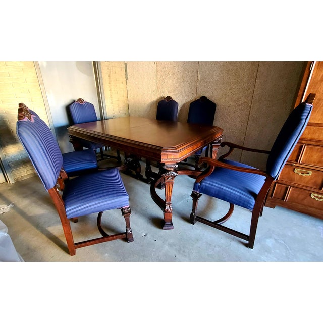 Antique Rockford Furniture Co. Dining Set 7 Pieces Chairish