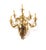 Traditional Late 18th Century Pair of Gilt Bronze Six-Light Wall Lights in the Manner of Francesco Ladatte For Sale - Image 3 of 6