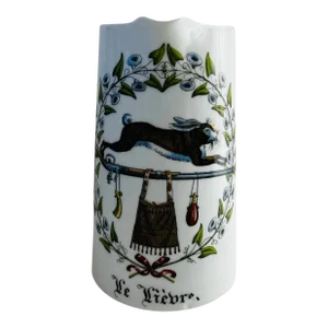 Vintage d'Auteuil Porcelain French Hare Pitcher
