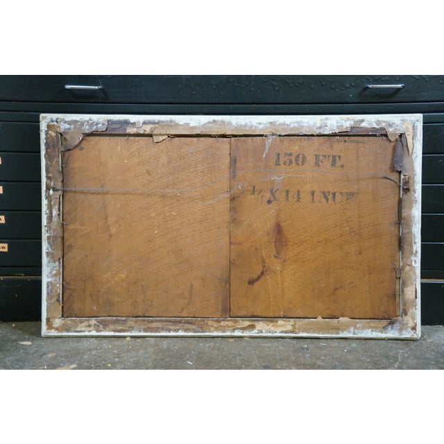 Antique John Octavius Anderson Signed Riverscape Sailboats Etching 32" For Sale - Image 11 of 11