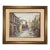 1960s Antonis L. Karafyllakis - Mediterranean Street Scene, Oil on Canvas For Sale