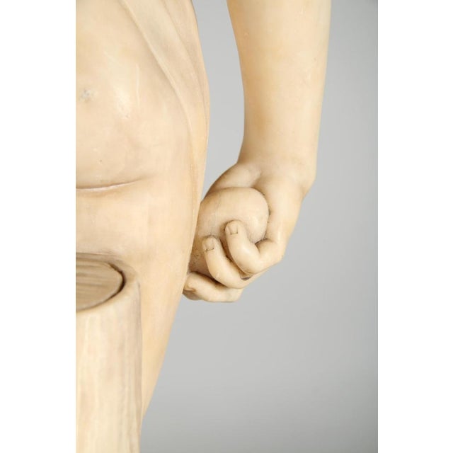 Alabaster Figure of David For Sale - Image 9 of 13