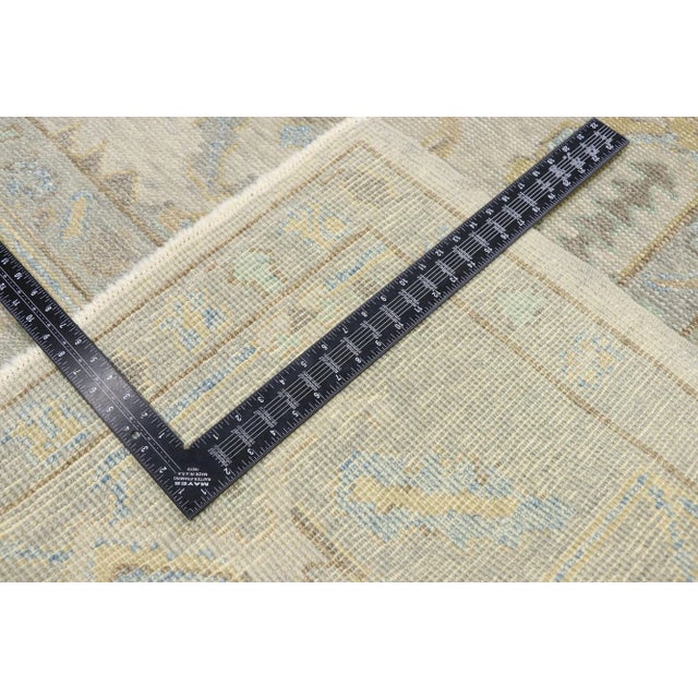 Early 21st Century Neutral Turkish Oushak Rug, 09'01 X 11'11 For Sale - Image 5 of 9